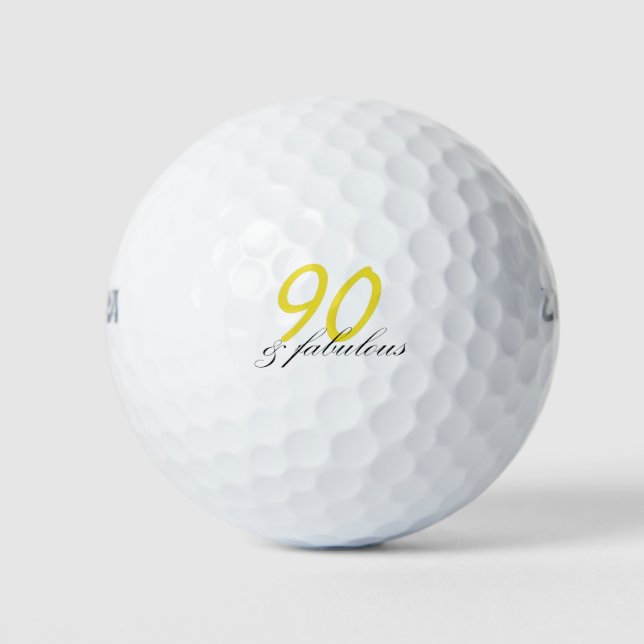 90 & Fabulous Golf Balls (Front)