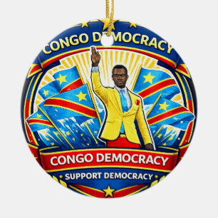 90 Minutes Without Moving – The Legendary Congo Fa Ceramic Ornament