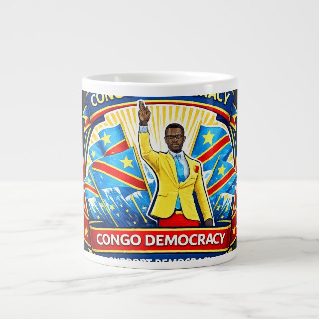 90 Minutes Without Moving – The Legendary Congo Fa Giant Coffee Mug (Front)