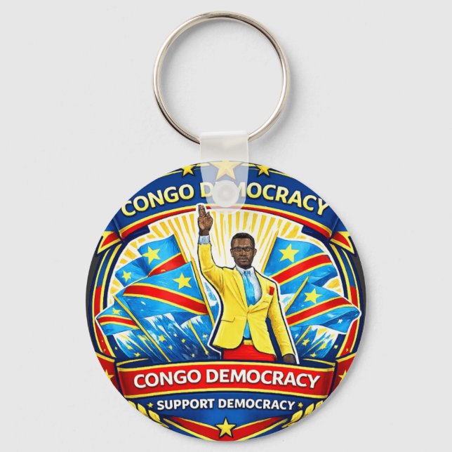 90 Minutes Without Moving – The Legendary Congo Fa Keychain (Front)