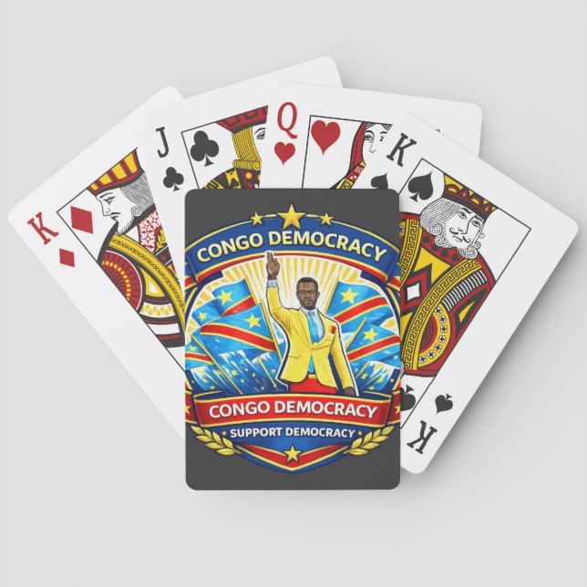 90 Minutes Without Moving – The Legendary Congo Fa Poker Cards (Back)