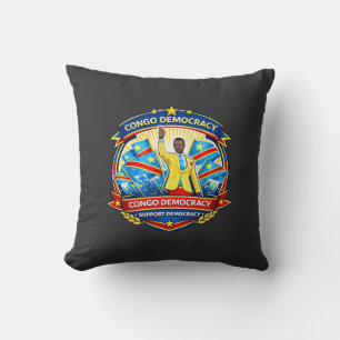 90 Minutes Without Moving – The Legendary Congo Fa Throw Pillow