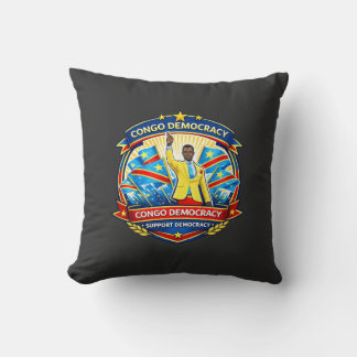 90 Minutes Without Moving – The Legendary Congo Fa Throw Pillow