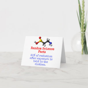 90 Percent Of Radiation - Science Fact Card