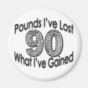 90 Pounds Lost Magnet