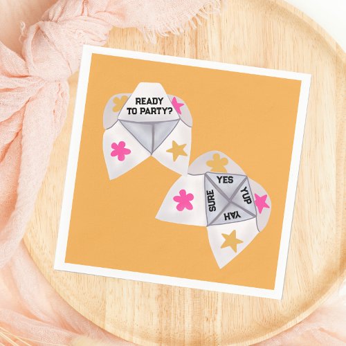 90s Cootie Catcher Preppy Party Napkins