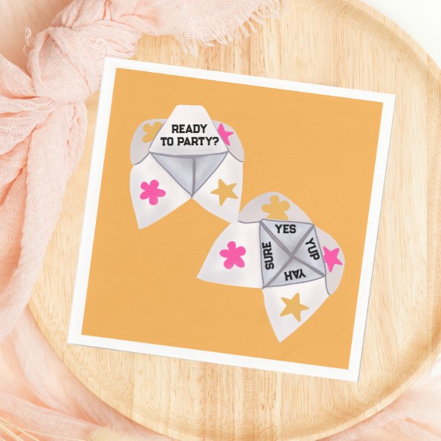 90’s Cootie Catcher Preppy Party Napkins (Creator Uploaded)