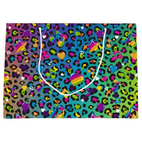 90s Rainbow Leopard Gift Bag