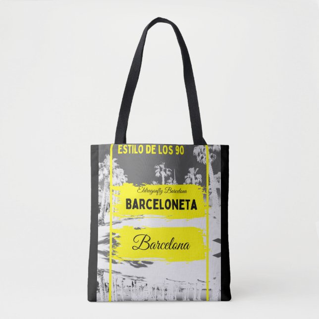 90´s style theme Barceloneta- Baarcelona bag  (Front)