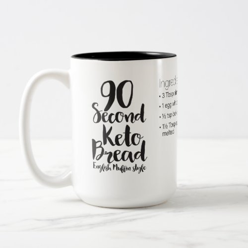 90 Second Keto Bread Mug Recipe—LRG MUG