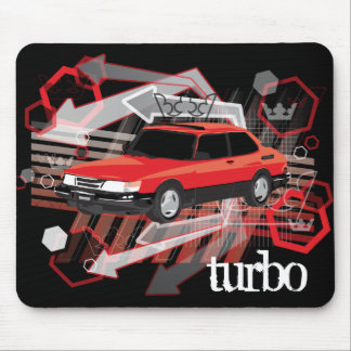 90 SPG in red, turbo mousepad