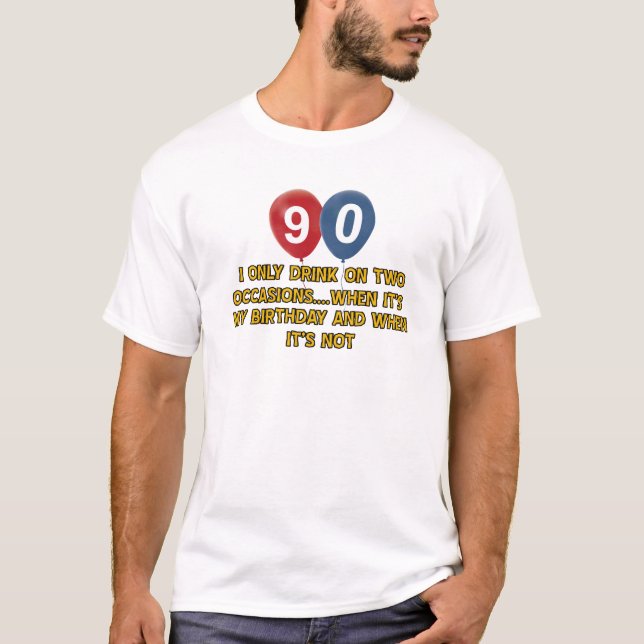 90 year old birthday designs T-Shirt (Front)