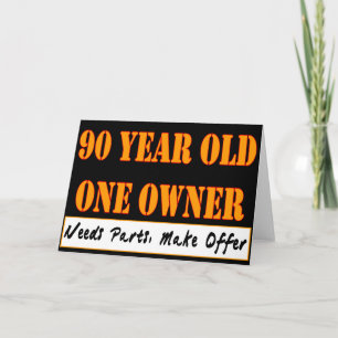 90 Year Old, One Owner - Needs Parts, Make Offer Card