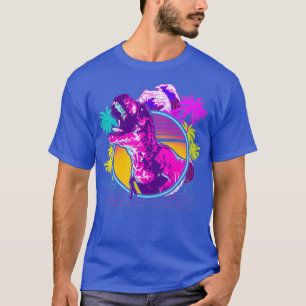 90s 80s Retro Dinosaur Vaporwave Aesthetic T-Shirt