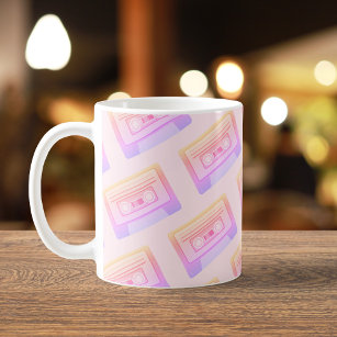 90s 80s Vaporwave Aesthetic Cute Light Pink Coffee Mug