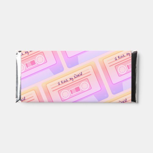 90s 80s Vaporwave Aesthetic Pink Valentines Day Hershey Bar Favors