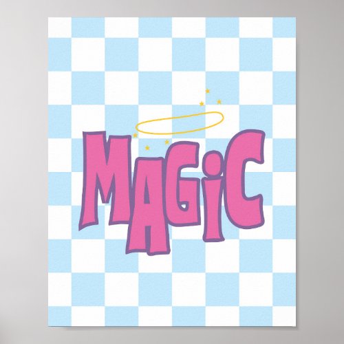 90s Aesthetic Magic Poster