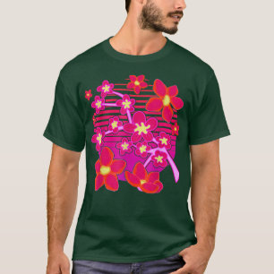 90s Art Japan Pink Flower Sakura Vaporwave Cherry T-Shirt