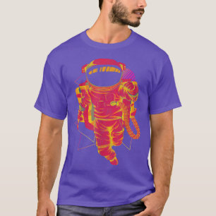 90s Art Vaporwave Aesthetic Outer Space Synthwave  T-Shirt