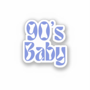 90s Baby Sticker
