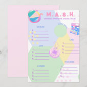 90's Bachelorette Party MASH Template | Zazzle
