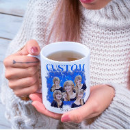 90's bootleg rap tee custom photo coffee mug