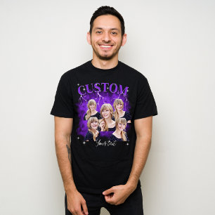 90's bootleg rap tee custom photo T-Shirt