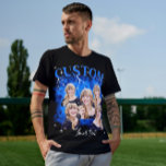 90's bootleg rap tee custom photo T-Shirt<br><div class="desc">Step back in time and unleash your nostalgia with our "90's Bootleg Rap Tee Custom Photo shirt." Designed for those who appreciate the raw, iconic vibes of vintage bootleg tees, this hoodie offers more than just style—it's an experience. Whether you're reliving the golden era of bootleg hip hop shirts or...</div>
