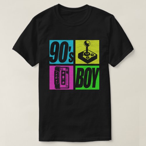 90s Boy 1990s Fashion 90 Theme Party Nineties  T_Shirt