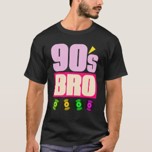 90s Bro 1990s Music Theme Party Vinyl Nineties T-Shirt