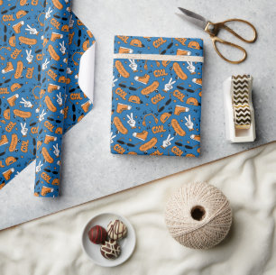 90s Comic Pattern Wrapping Paper