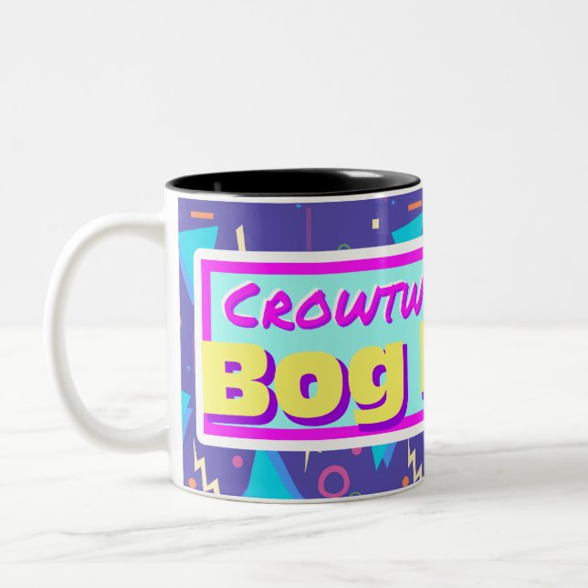 90s CrowTwig and Lucky Two-Tone Coffee Mug (Left)
