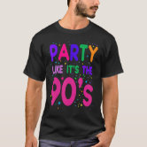 90s For Women Rave Outfit & 90s Festival Costume T-Shirt
