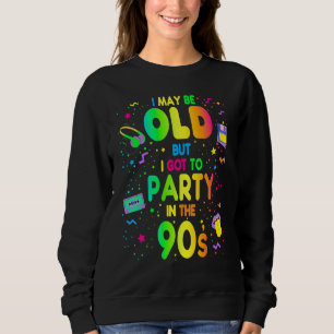 90s For Women Rave Outfit & 1990s Fancy Dress 3 Sweatshirt