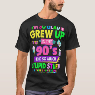 90s For Women Rave Outfit & 90s Festival Costume T-Shirt