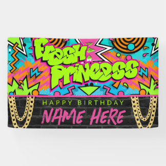 90s Fresh Princess Birthday Invitation Banner
