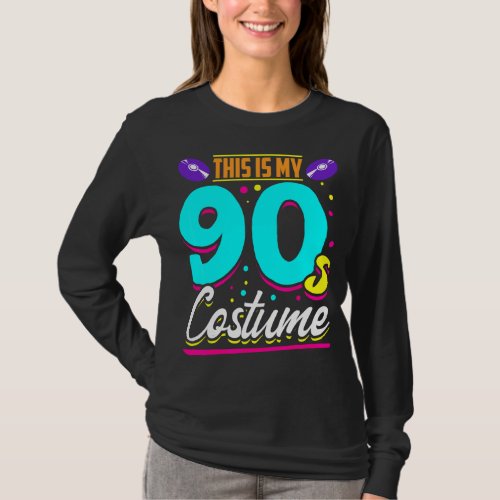 90s Generation Retro Music  Costume Party Nineties T_Shirt