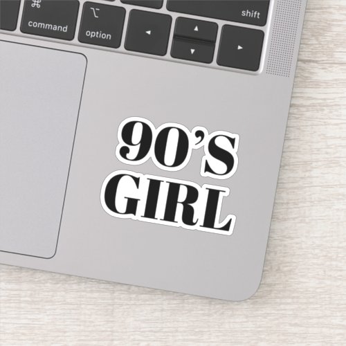 90s Girl Sticker