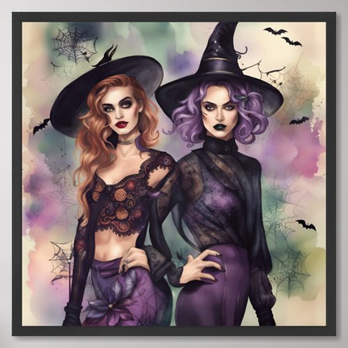 90s halloween fashion framed art