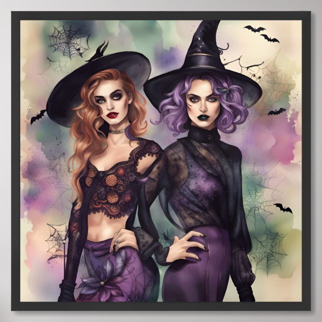 90's halloween fashion framed art (Framed Front)