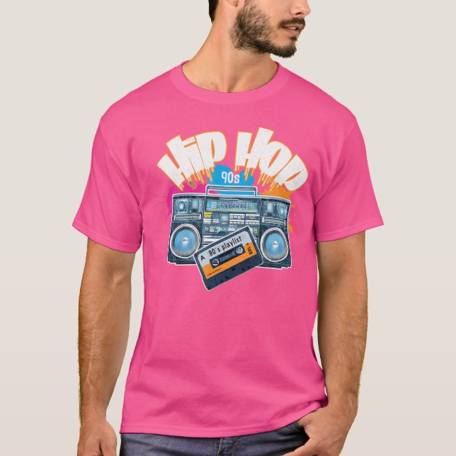 90S Hip Hop Fashion Artist 90'S Songs Rb Movement  T-Shirt (Front)