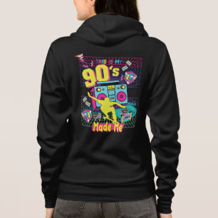 90's Hip Hop Vibes Retro Made Me Hoodie