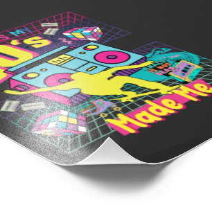 90's Hip Hop Vibes Retro Made Me Photo Print