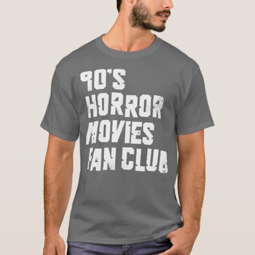 90s Horror Fan Club T_Shirt