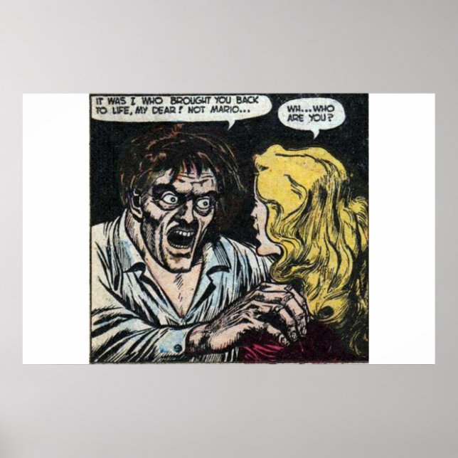 90s Horror vintage comics for comic book lovers Poster (Front)