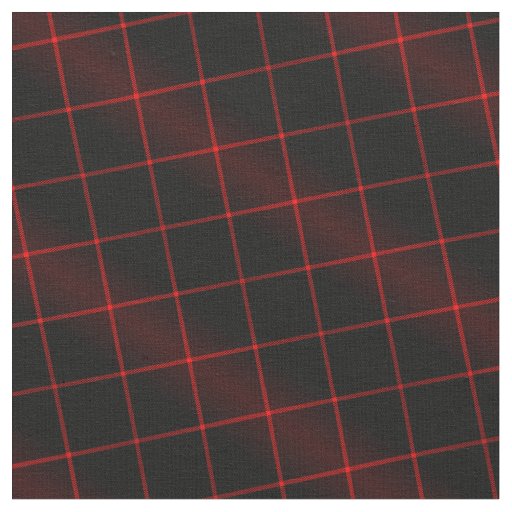 90s Inspired Plaid Pattern Grunge Red Black Ombre Fabric