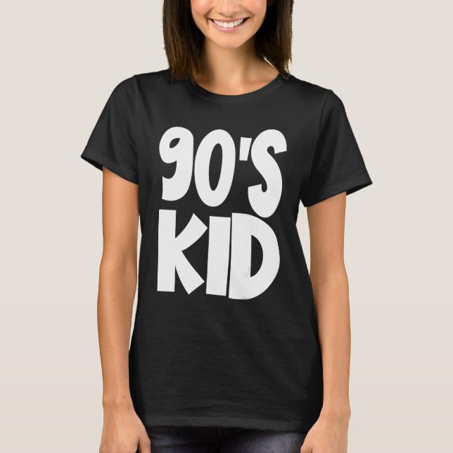 90's Kid Costume  Vintage Retro Party T-Shirt (Front)