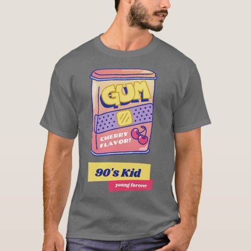 90s Kid Retro Bubblegum Can T_Shirt