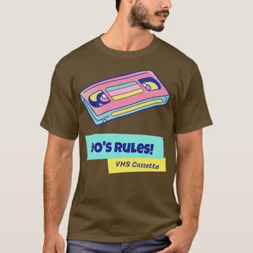 90s Kid VHS Retro T_Shirt