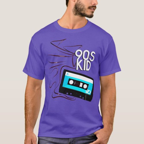90s Kids Retro Cassette Tape  Copy  T_Shirt